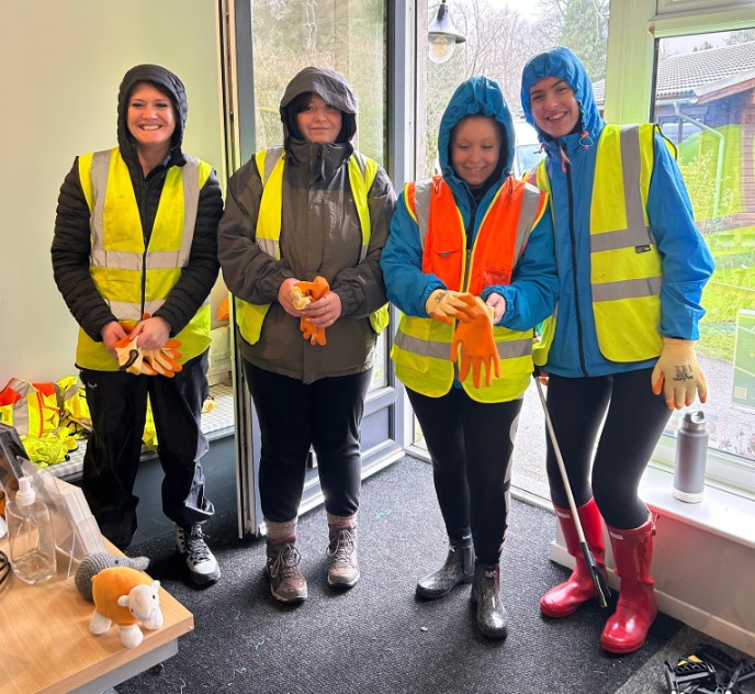 Volunteers at the Patterdale Estate