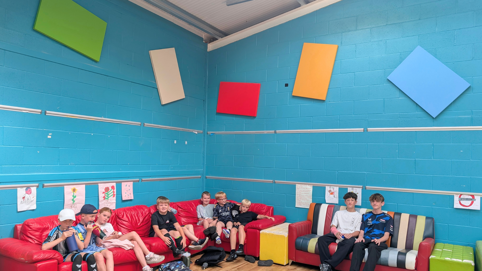 Bringing Colour and Calm to RAF Leeming Youth Club